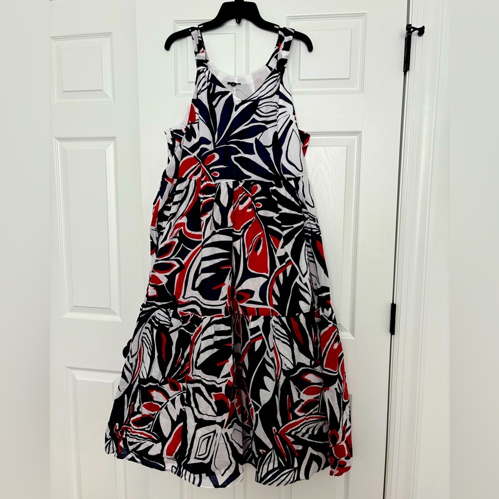 Talbots linen sun dress. Xl. Bnwt